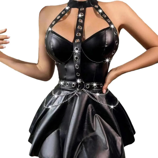 Rade Leather Dress Lacy0301