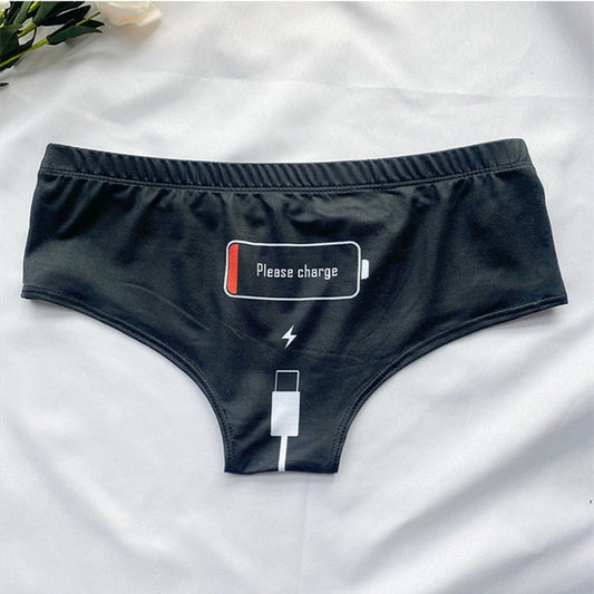 Charge Me Up Please Briefs Fan·Sweet Official Store