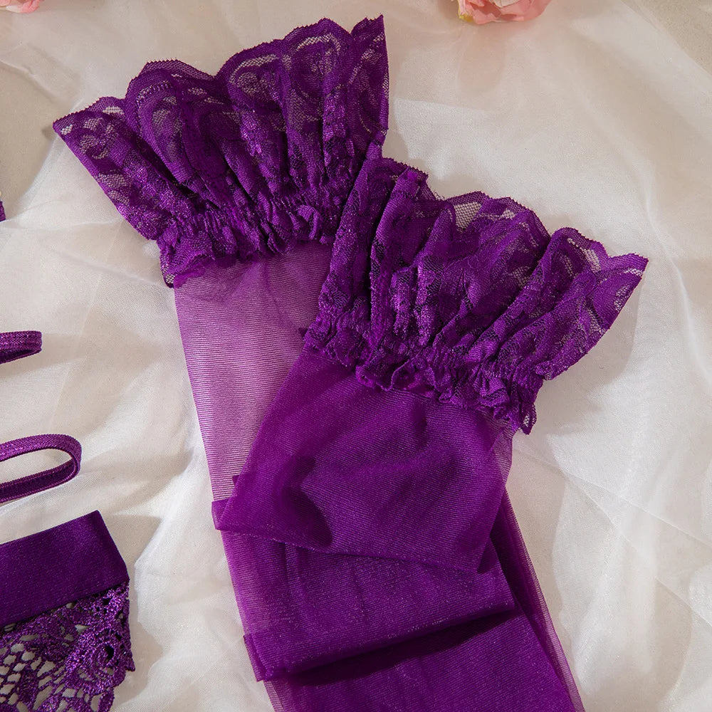 Purple Erotic Lingerie LACYMATE®