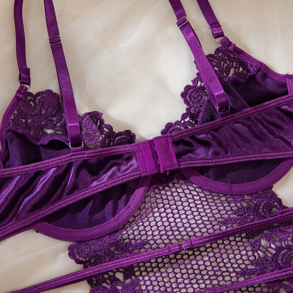 Purple Erotic Lingerie LACYMATE®