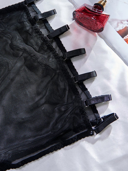 Ellolace Sexy Lingerie For Fine Women Hollow Sensual Onlyfans Underwear Transparent Bra Erotic Outfits Sheer See-Through Uniform