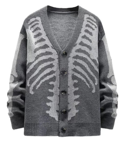 Unisex Knitted Skeleton Sweater Lacy0301