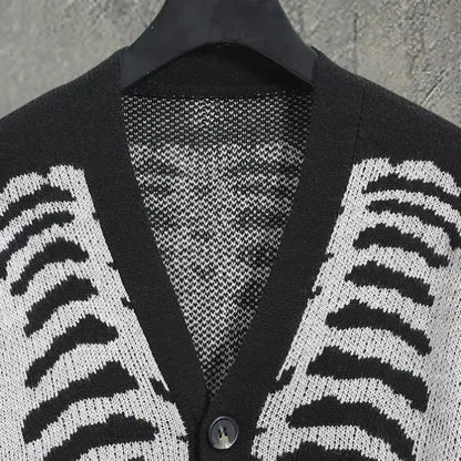 Unisex Knitted Skeleton Sweater Lacy0301