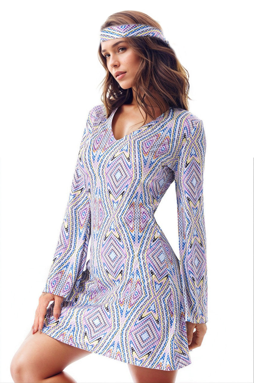 Psychedelic Hippie Costume Silea