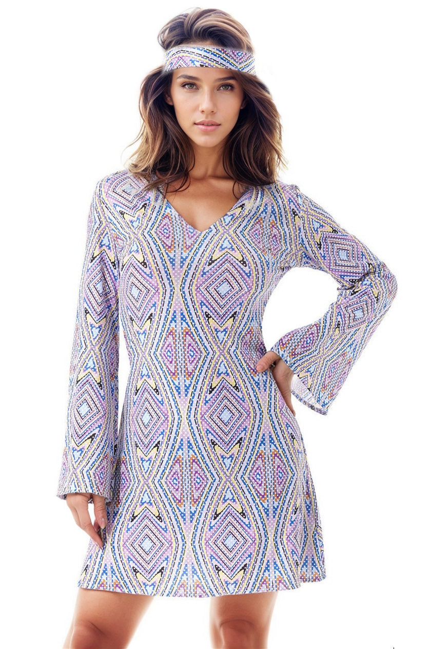 Psychedelic Hippie Costume Silea