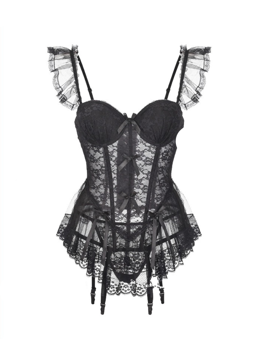 Valent Corset Set - Black Lumiere 18