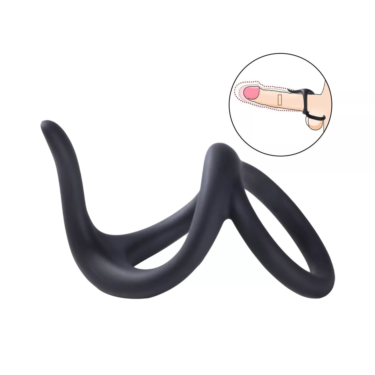 Van - Dual Penis Ring Erection Enhancing Cock Ring Honey Play Box Official