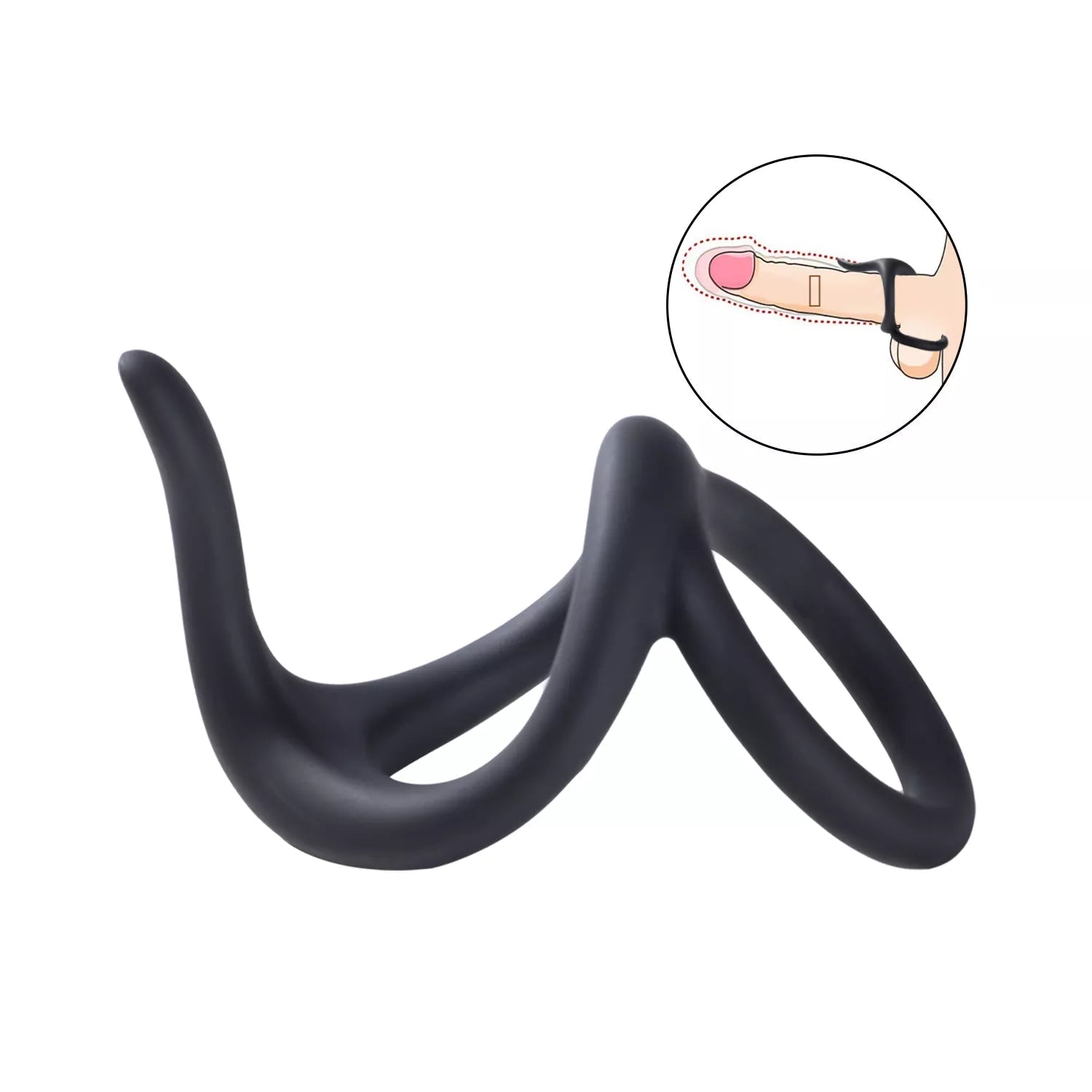 Van - Dual Penis Ring Erection Enhancing Cock Ring Honey Play Box Official