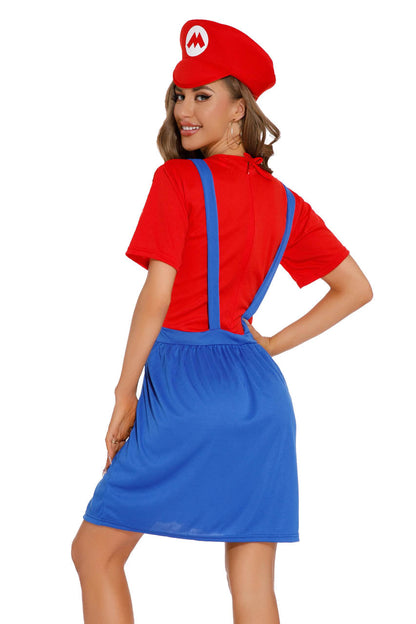 Sexy Mario Halloween Costume 3WISHES