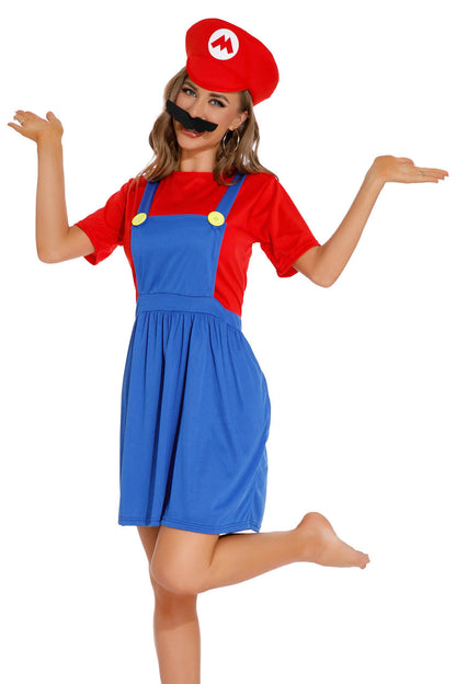 Sexy Mario Halloween Costume 3WISHES