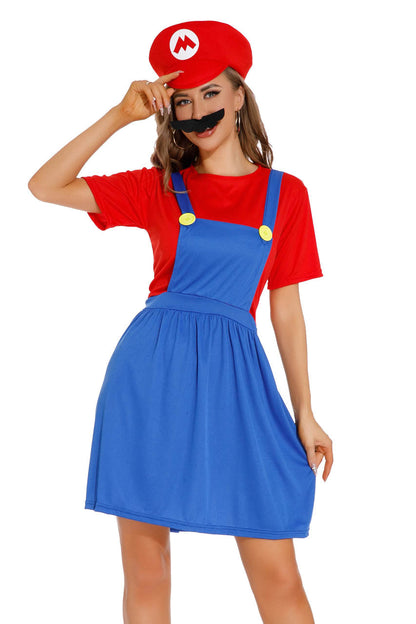 Sexy Mario Halloween Costume 3WISHES