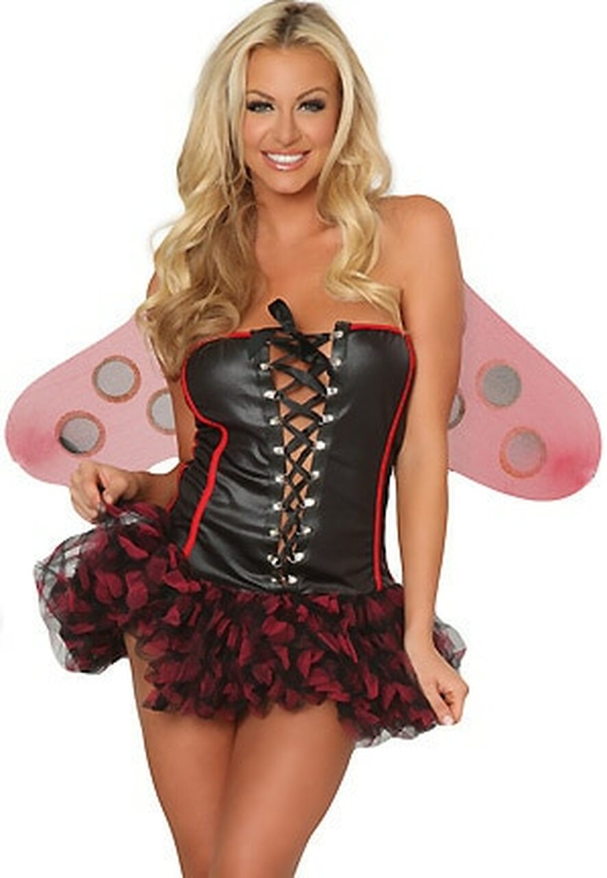 Sexy Busty Ladybug Halloween Costume