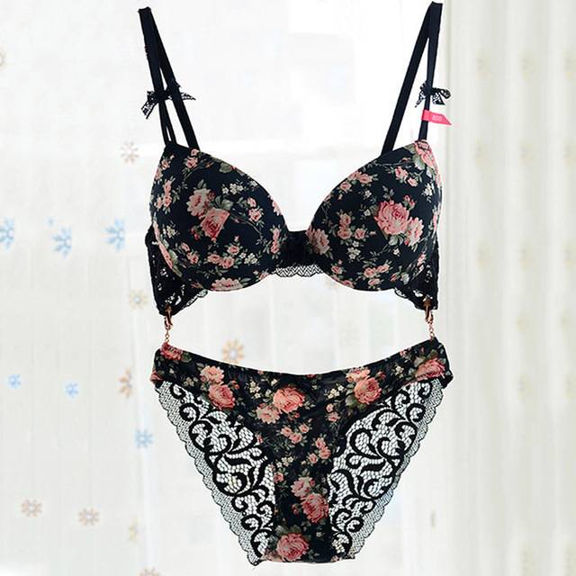 Classic Flower Bra Sets DKGEA Official Store