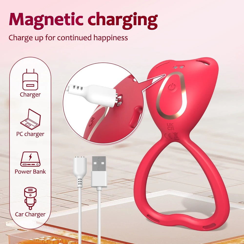 💥2025 New Vibrating Cock Ring🎁 10 Vibration G-spot Clitoral Stimulator Sex Toy for Couples Nighty