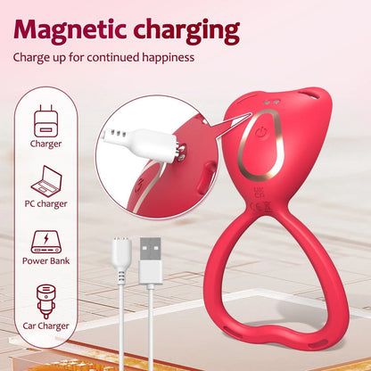 💥2025 New Vibrating Cock Ring🎁 10 Vibration G-spot Clitoral Stimulator Sex Toy for Couples Nighty