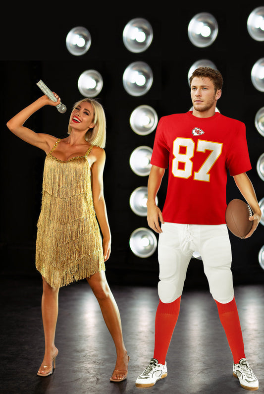 Gold Fringe Concert Star Costume Dreamgirl