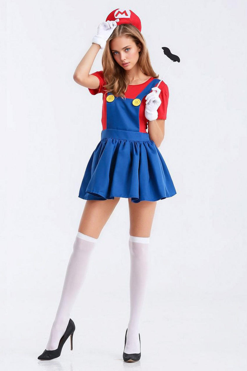 Sexy Mario Costume Silea
