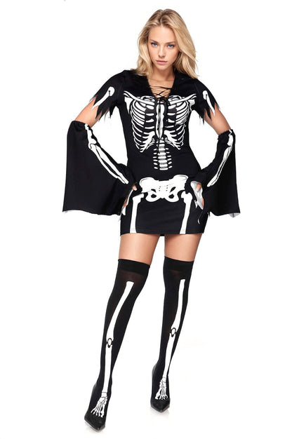 Haunting Skeleton Dress Music Legs