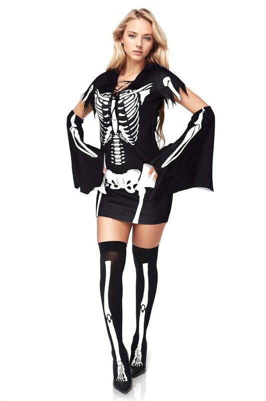 Haunting Skeleton Dress Music Legs