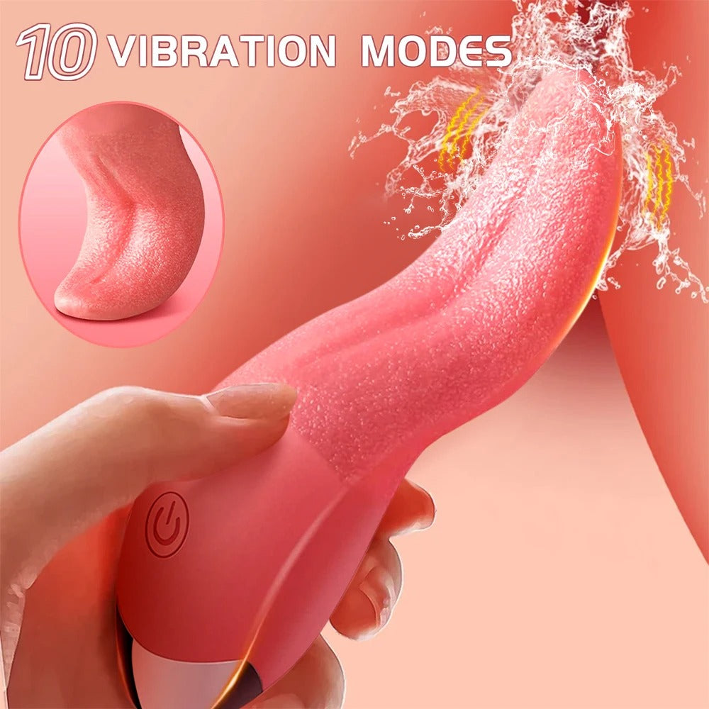 💥2025 New RNipple Vagina -Powerful Tongue Licking Vibrator Nighty