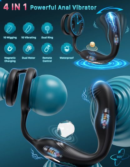 💥 2025 Limited 70% OFF 🔥 7-Mode Wiggling Prostate & Anal Massager