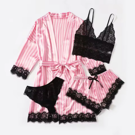 Premium 4-Piece Pajama Set LACYMATE®