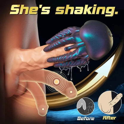 2025 Men's Fun Jellyfish Vibrator👑 10 intense vibration, waterproof LACYMATE®