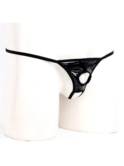 🔥 Funny Men 2025 🔥 Latex crotchless thong