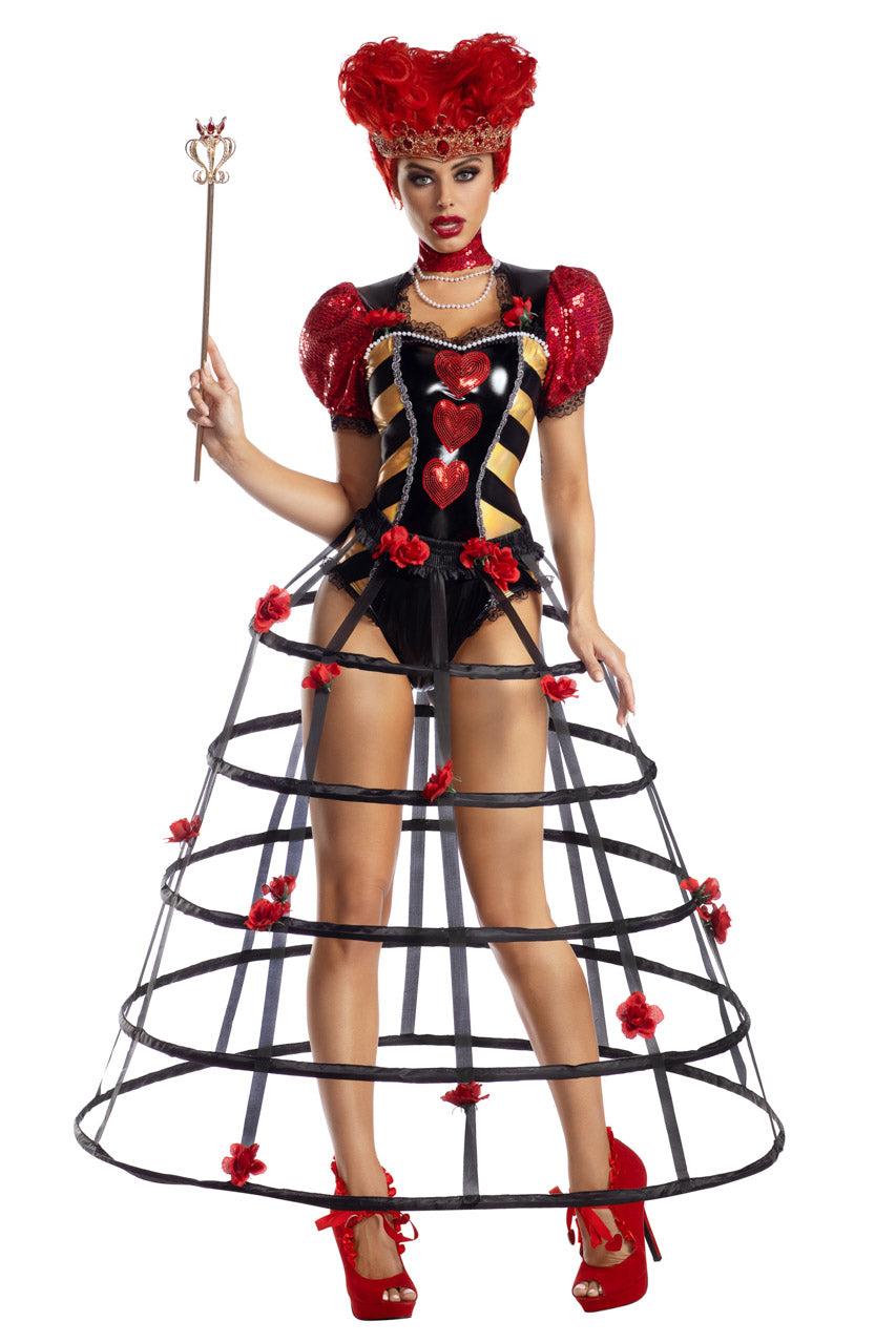 Caged Heart Queen Costume Party King