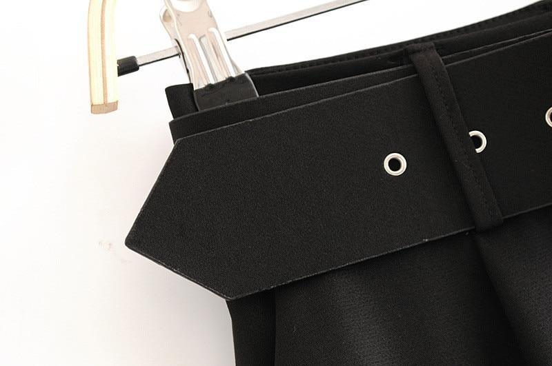 Office Lady Suit Pants with Belt