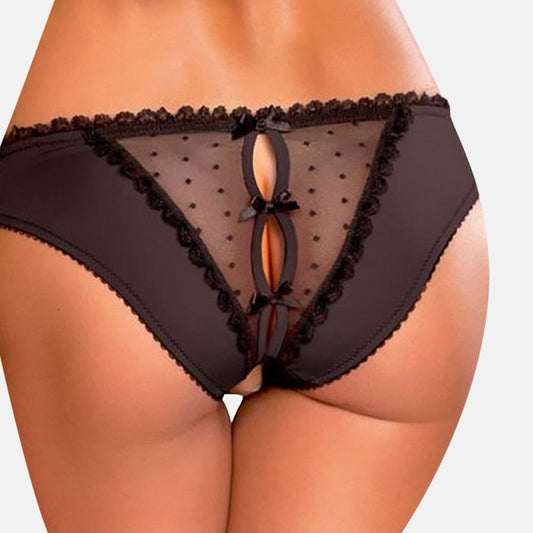 LacyMate™ Isabelle Crotchless Panties