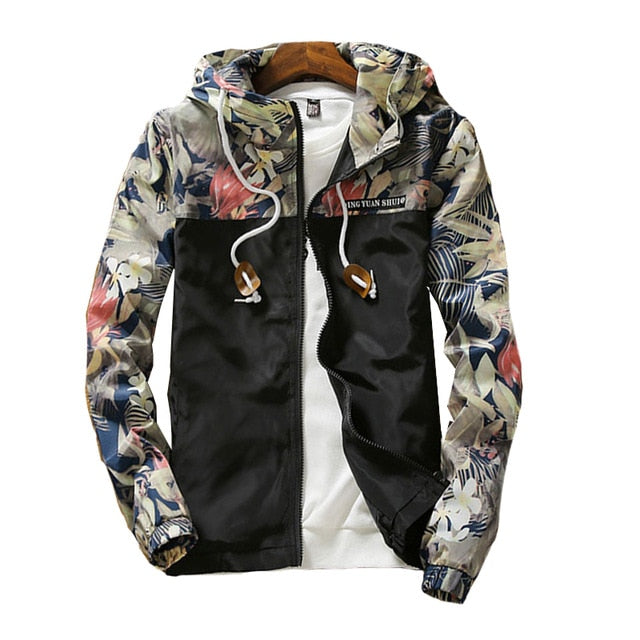 Floral Windbreaker