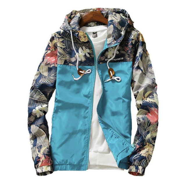 Floral Windbreaker