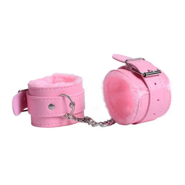 LacyMate™ Leather Handcuffs Lavah Intimates