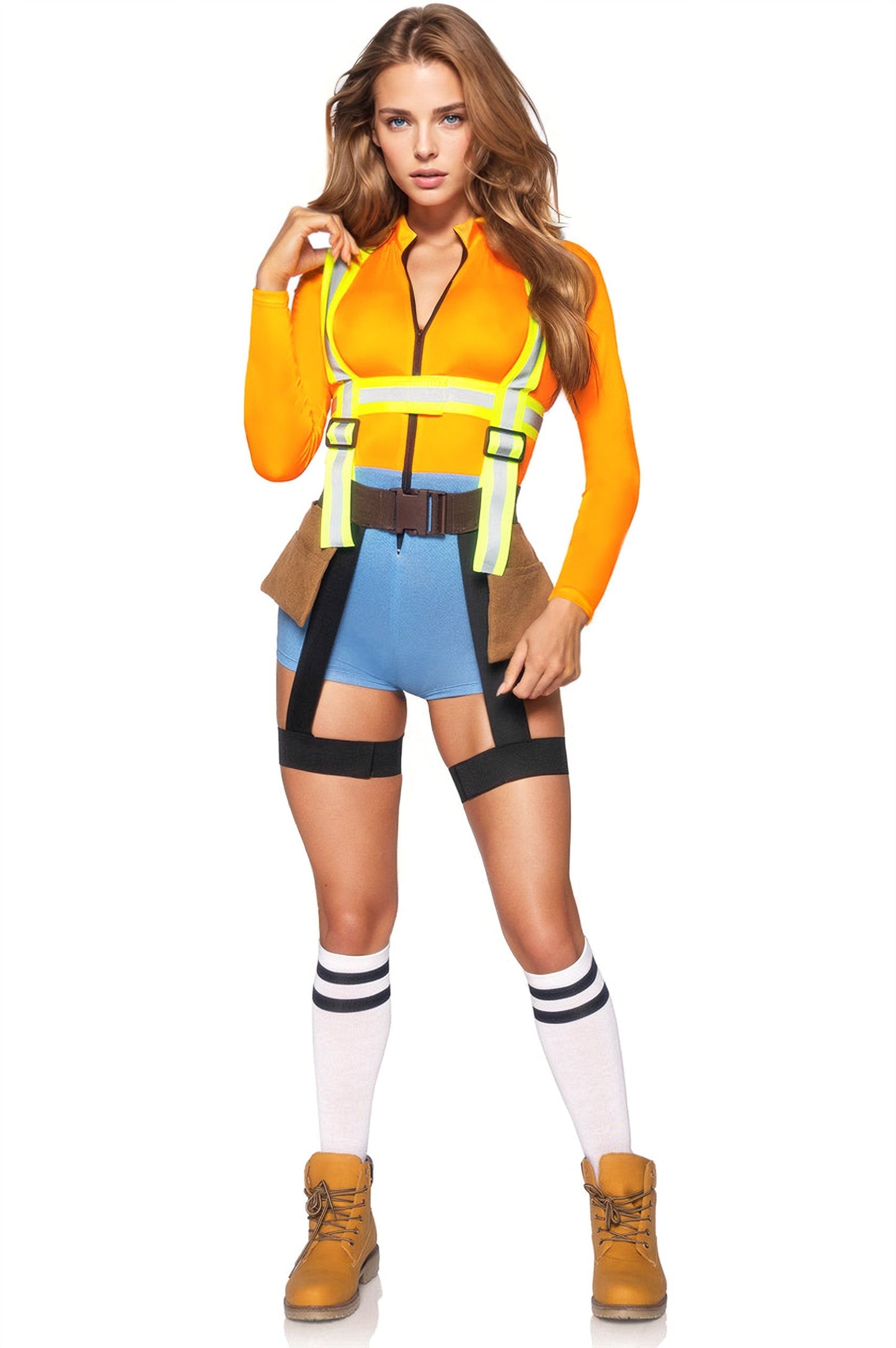 Nailed It Construction Worker Costume Leg Avenue