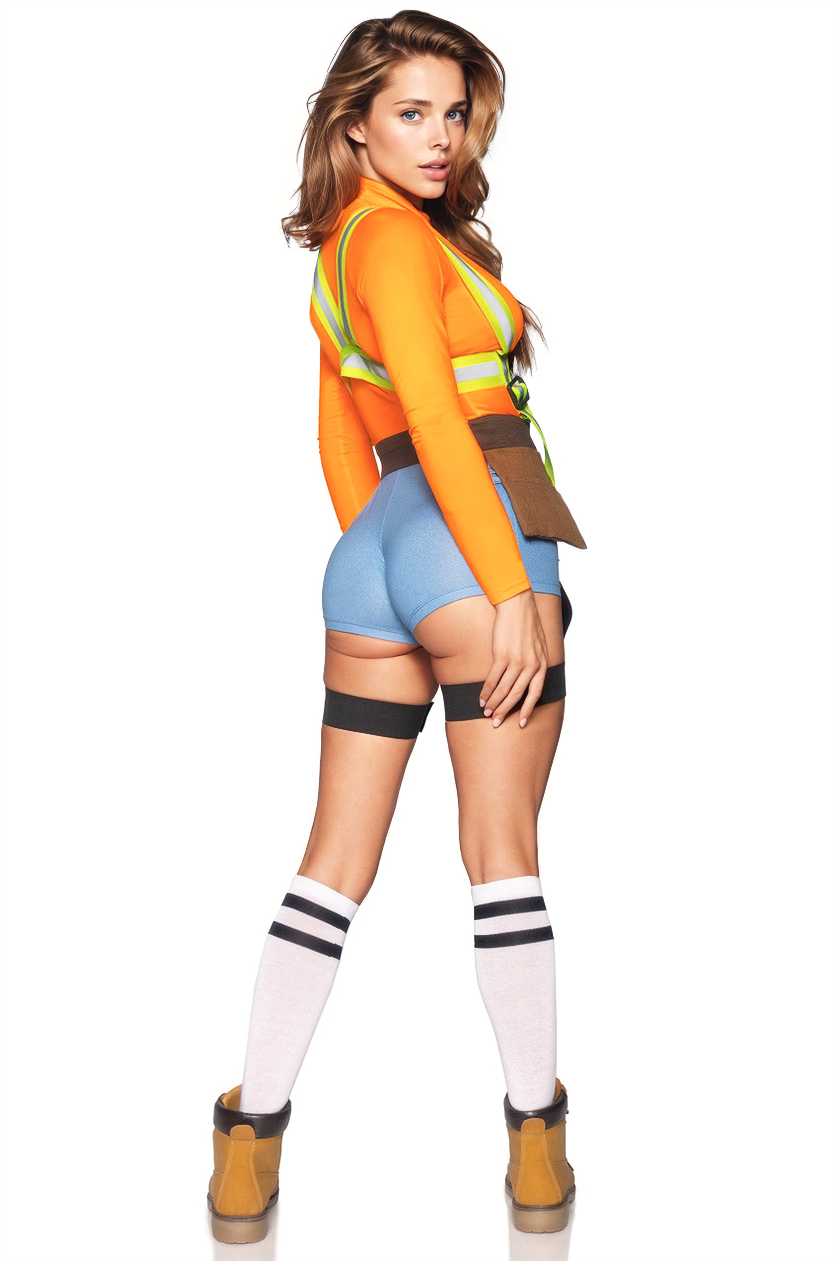 Nailed It Construction Worker Costume Leg Avenue