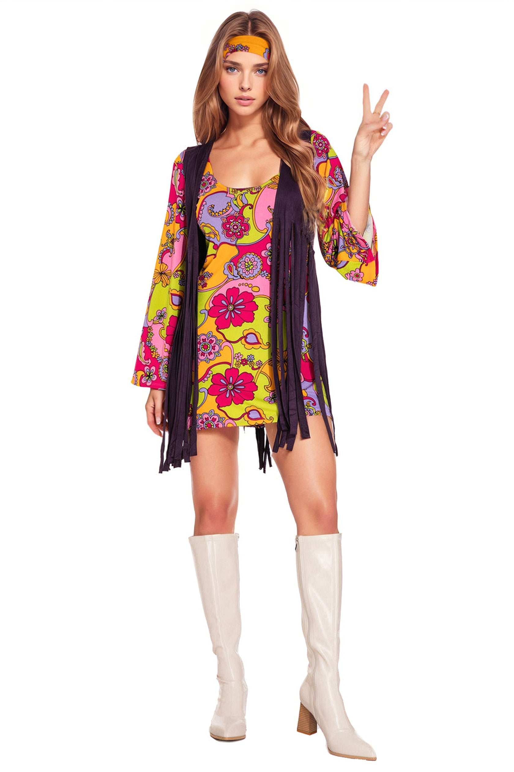 Groovy Hippie Costume Roma Costume