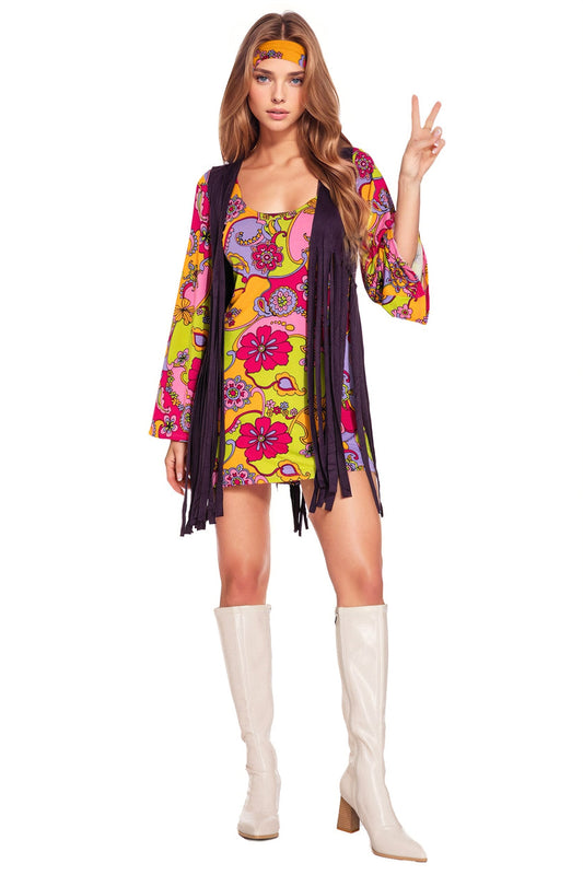 Groovy Hippie Costume Roma Costume