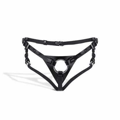 Leather belt for spicy games "Concord"