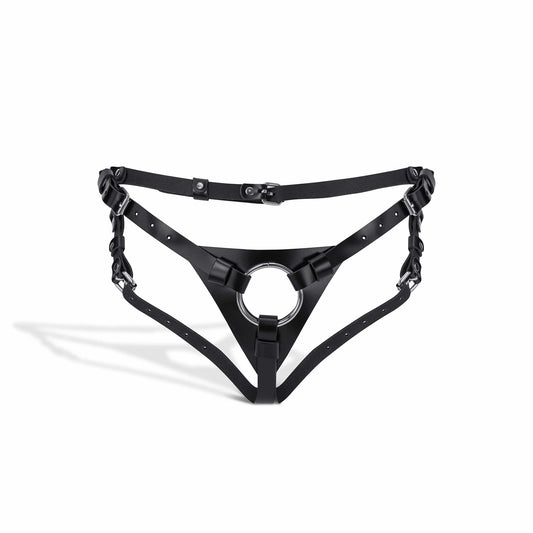 Leather belt for spicy games "Concord"