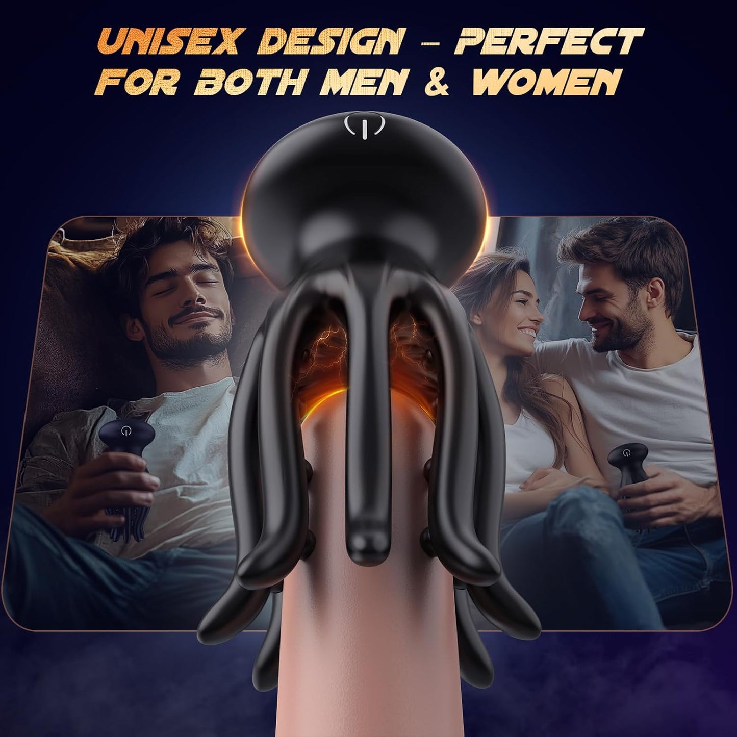 KRAKEN Suptruck™ X10 Unisex 360° Vibrator 32 Massage Beads & 10 Modes