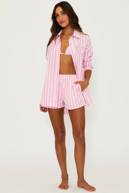 LacyMate™ Tia Short Prism Pink Stripe
