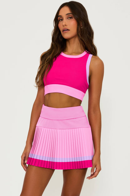 LacyMate™ Gwen Top Raspberry Colorblock