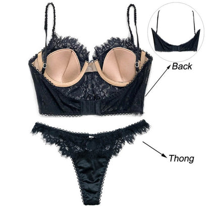 Free Falling Bra Set