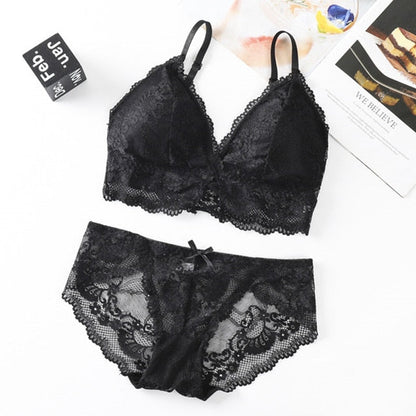 The Flower that Resembles You Bra Sets Fenland Clothes Store