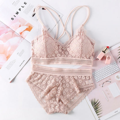 The Flower that Resembles You Bra Sets Fenland Clothes Store