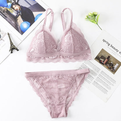 The Flower that Resembles You Bra Sets Fenland Clothes Store