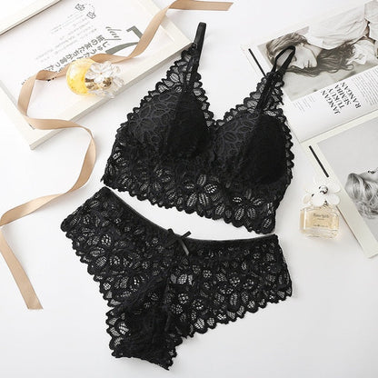 The Flower that Resembles You Bra Sets Fenland Clothes Store