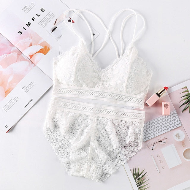 The Flower that Resembles You Bra Sets Fenland Clothes Store
