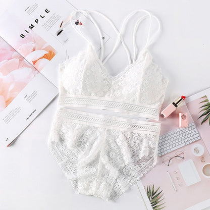 The Flower that Resembles You Bra Sets Fenland Clothes Store